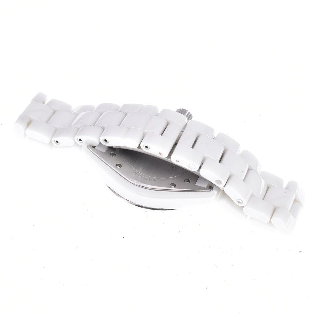 シャネル CHANEL H1629 J12 ホワイトセラミック ダイヤモンド デイト