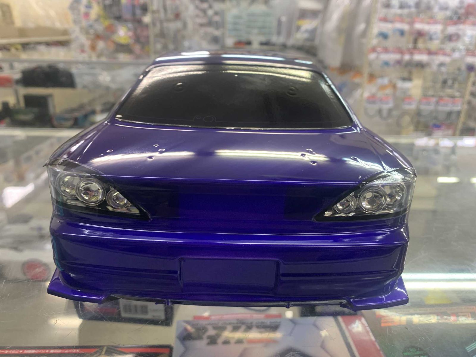塗装済みボディ タミヤ 1/10 ニスモ COPPERMIX シルビア S15 (パープル
