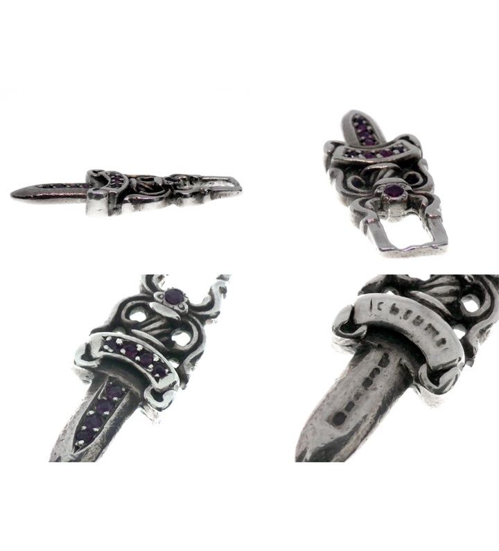 クロムハーツ CHROME HEARTS 【 #5 DAGGER ZIP1 P RBY 】 ダガー
