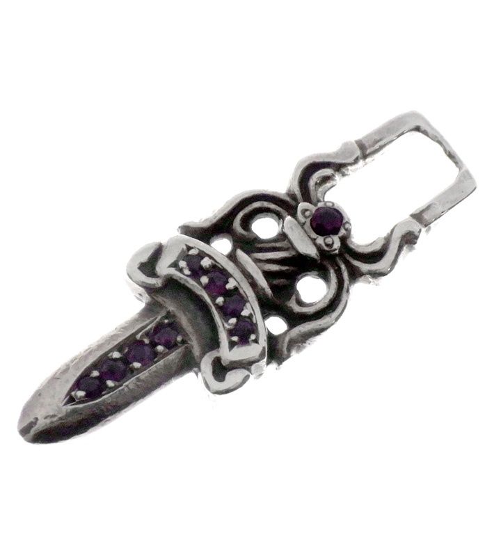 クロムハーツ CHROME HEARTS 【 #5 DAGGER ZIP1 P RBY 】 ダガー