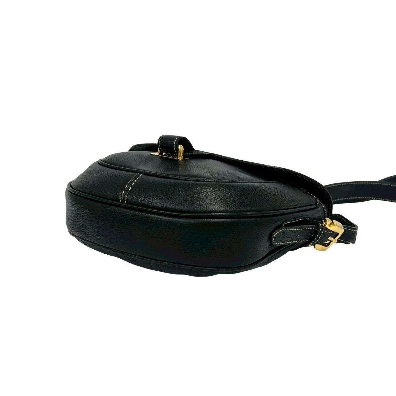 極 美品 LOEWE ロエベ ヴィンテージ アナグラム ロゴ 刻印 レザー 本革