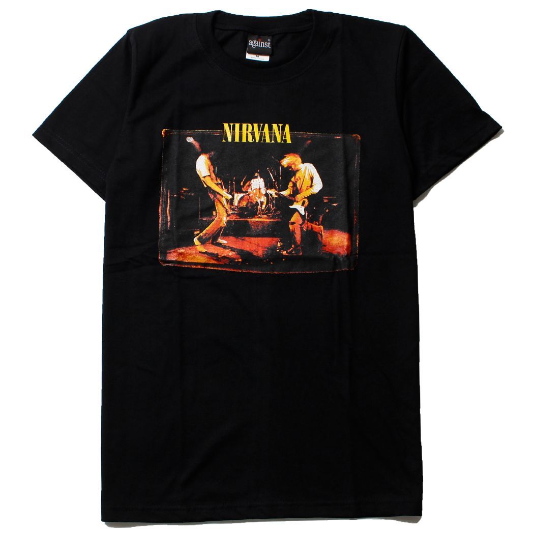 ニルヴァーナ vintage Tシャツ NIRVANA】ニルヴァーナ ロックTシャツ バンドTシャツ Against ag3-0046