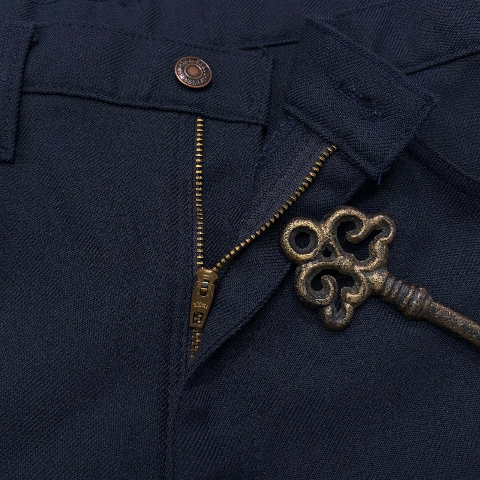 90s LEVIS リーバイス 517 USA製 スタプレ ブーツカット パンツ 紺 