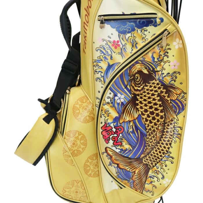 龍×鯉 和柄 スタンド キャディバッグ 9型 オリジナル 龍×鯉 和柄 スタンド キャディバッグ 9型 - メルカリ