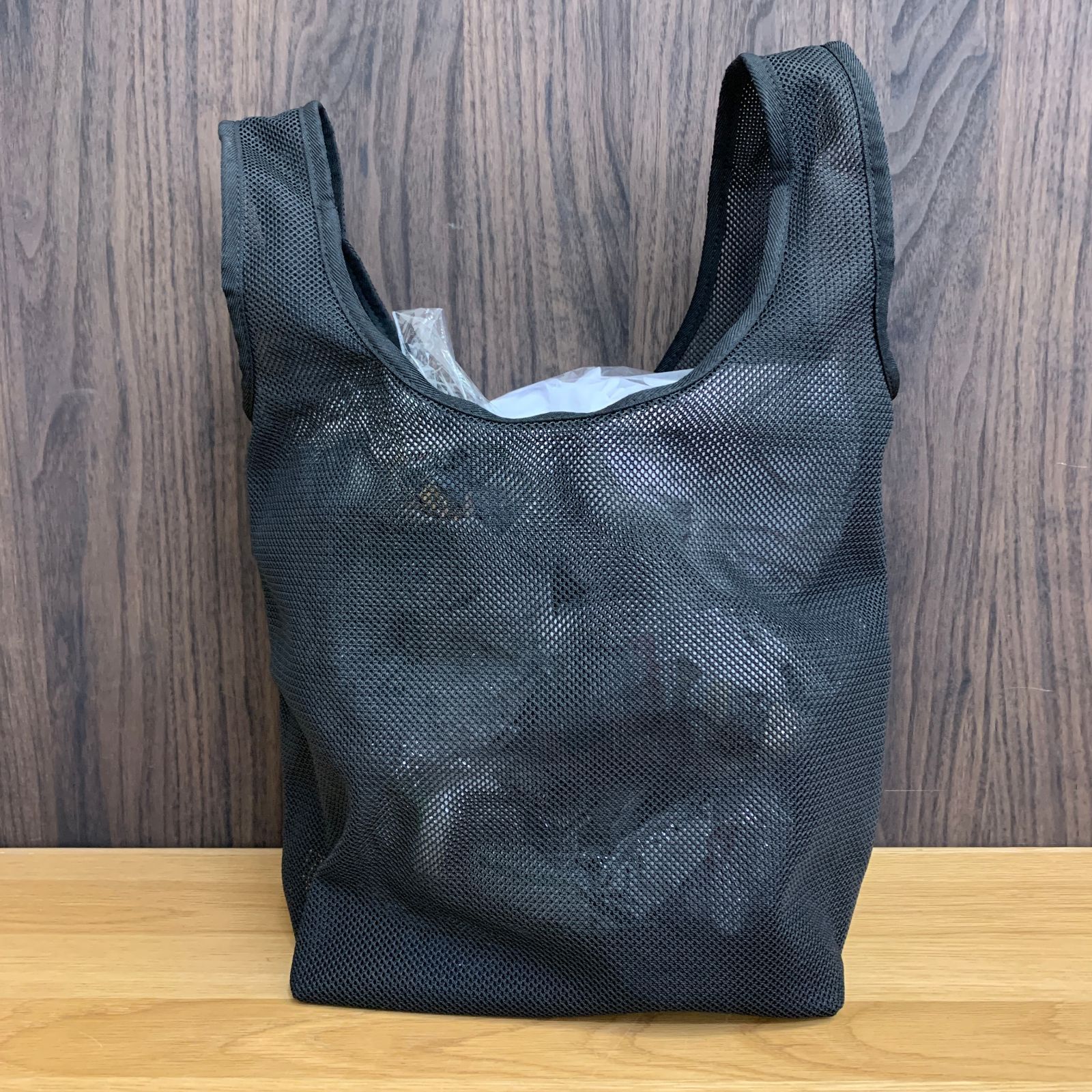 極美品】A.P.C. メッシュ トートバッグ ブラック V.P.C. 反転ロゴ エコ