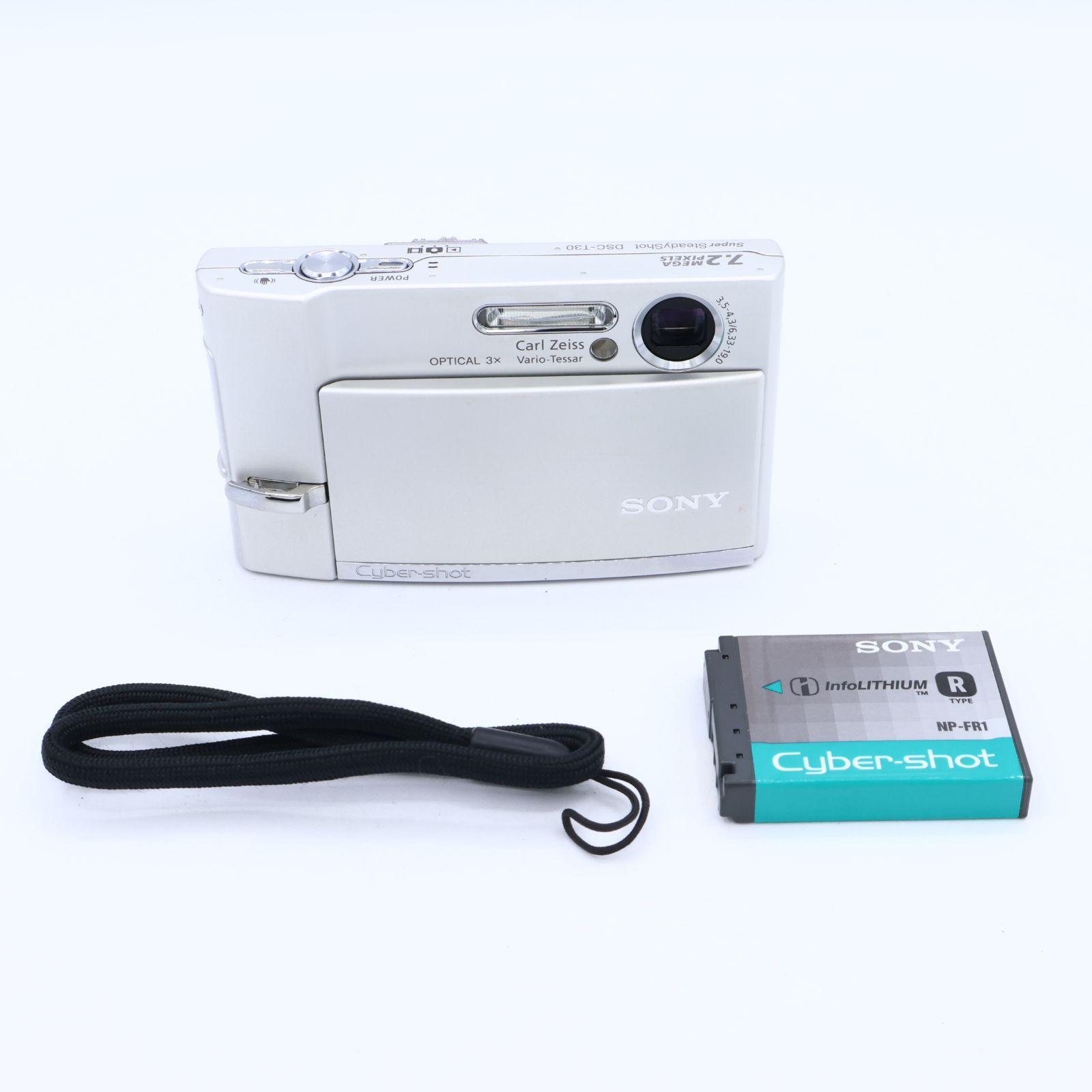 ソニー SONY デジタルカメラ サイバーショット T30 シルバー DSC-T30