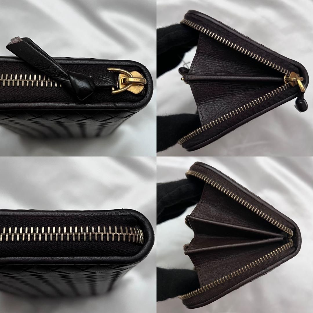 ◇極美品◇ボッテガヴェネタ 長財布 ラウンドジップ ナッパレザー