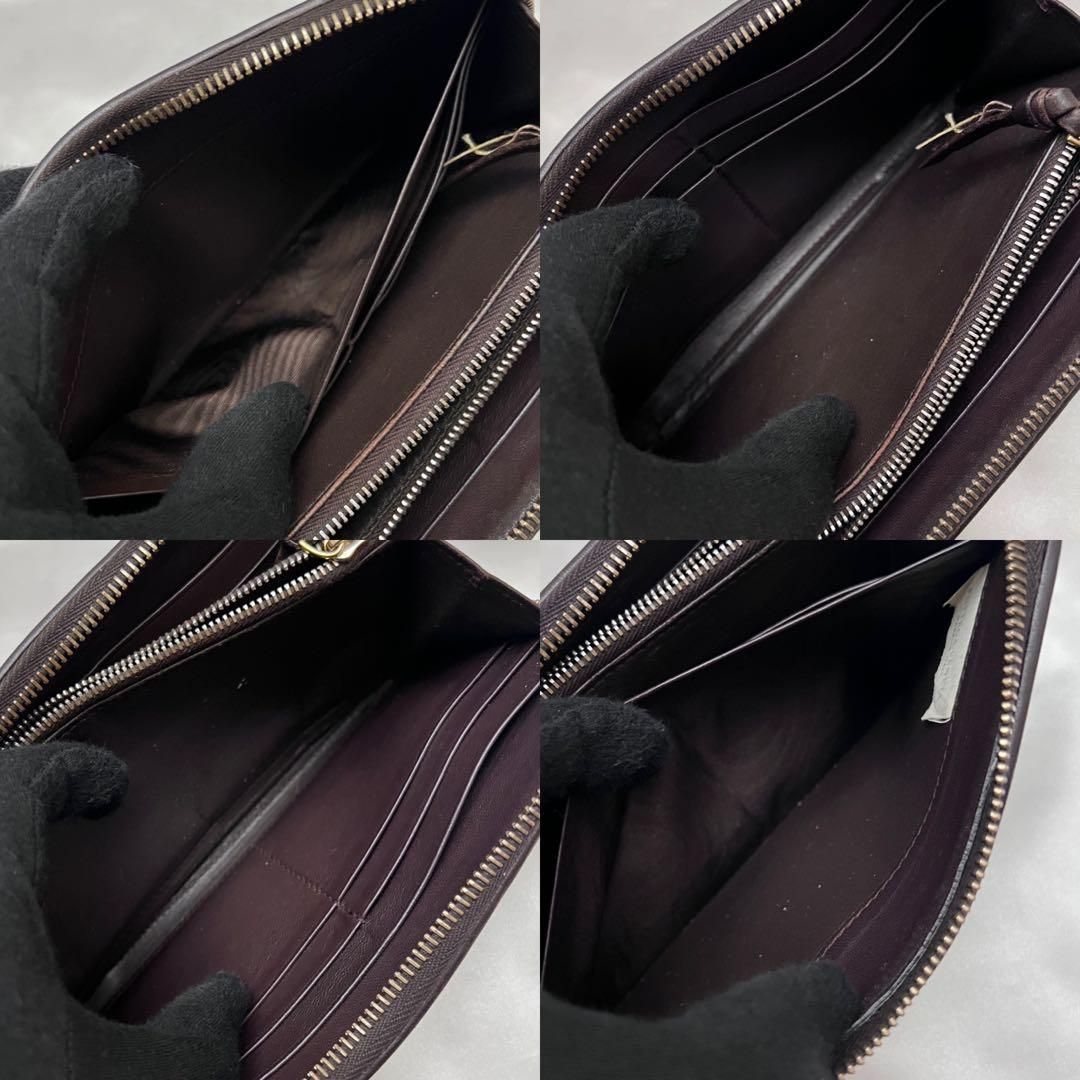 ◇極美品◇ボッテガヴェネタ 長財布 ラウンドジップ ナッパレザー