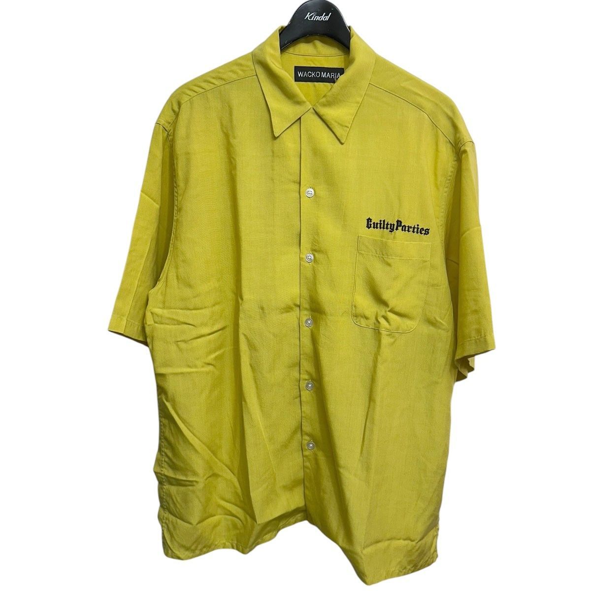 WACKO MARIA 50'S SHIRT S S (TYPE-2) ロゴ刺繍オープンカラー半袖