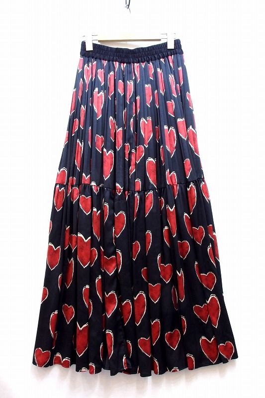 ☆DOUBLE STANDARD CLOTHING ☆ハート柄スカート 38 232607】DOUBLE STANDARD CLOTHING ダブルスタンダードクロ－ジング
