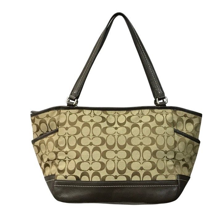 COACH コーチ シグネチャー トートバッグ レディース キャンバス 