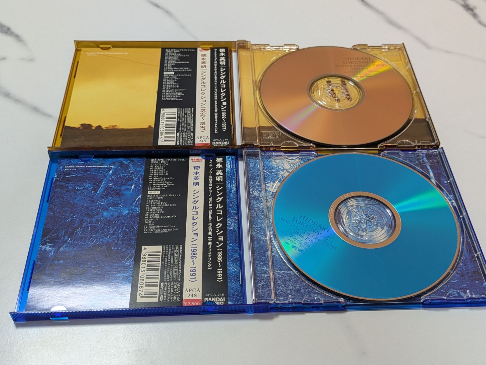 ★未開封新品★ 徳永英明 シングルコレクション 2枚セット CD 徳永英明 シングルコレクション1986〜1991・1992〜1997 - メルカリ