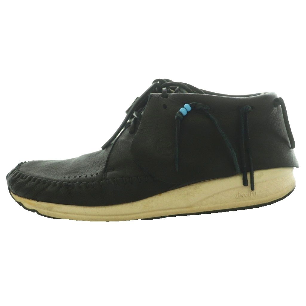 visvim モカシン　US11 ビズビム VISVIM FBT-ELK モカシンシューズ スニーカー レザー US9 黒