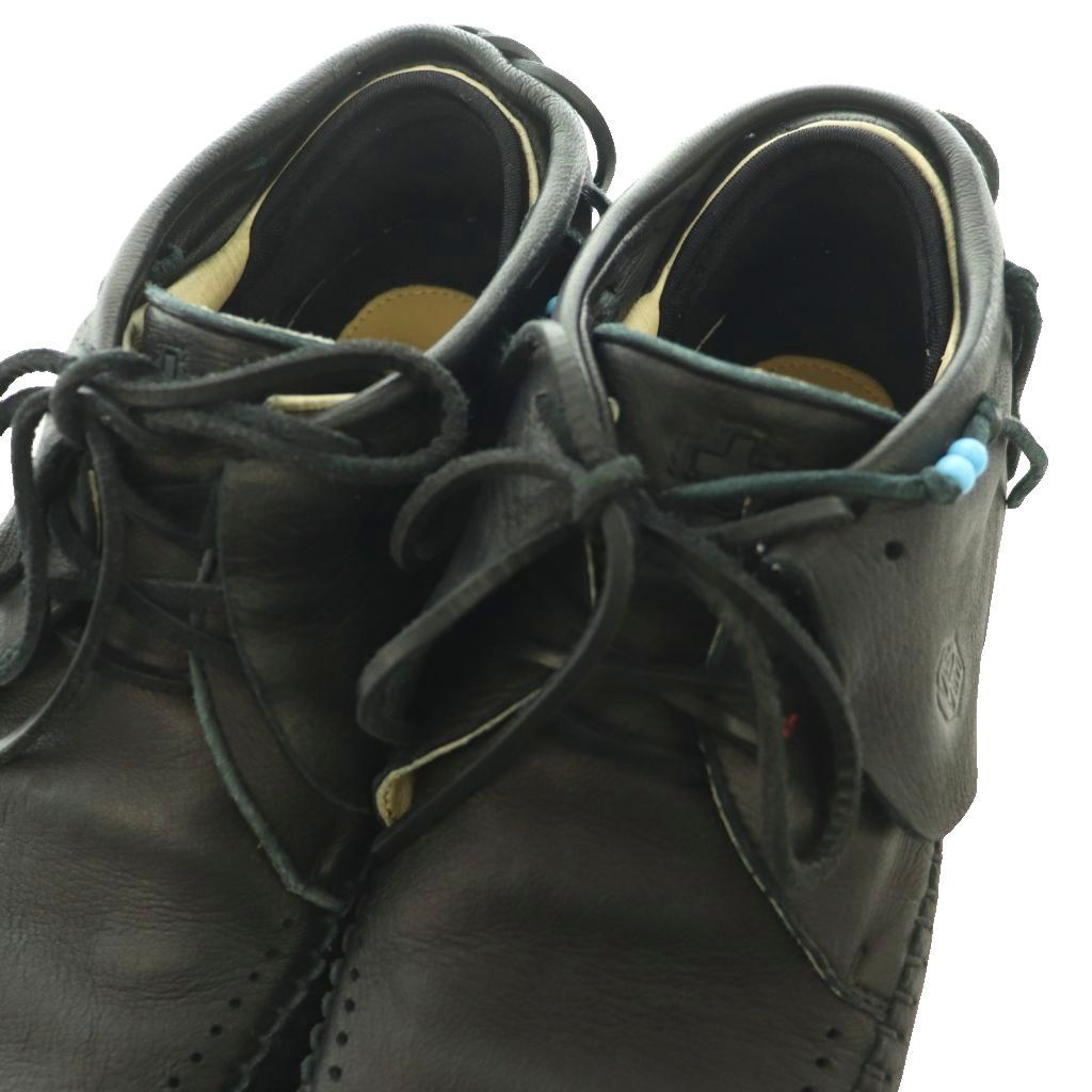 ビズビム VISVIM FBT-ELK モカシンシューズ スニーカー レザー US9 黒