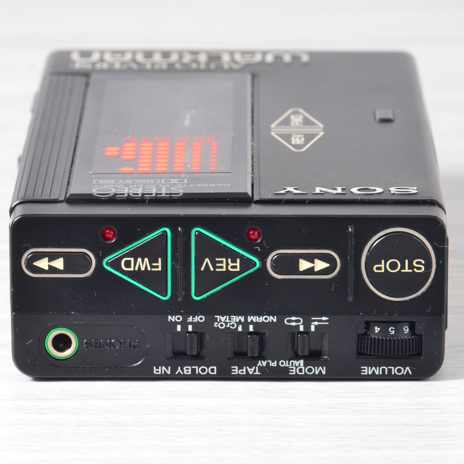 SONY WALKMAN WM-7 カセットウォークマン ブラック 整備済 TY457