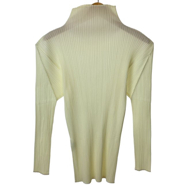 中古】 PLEATS PLEASE ISSEY MIYAKE トップス 長袖 ハイネック 無地