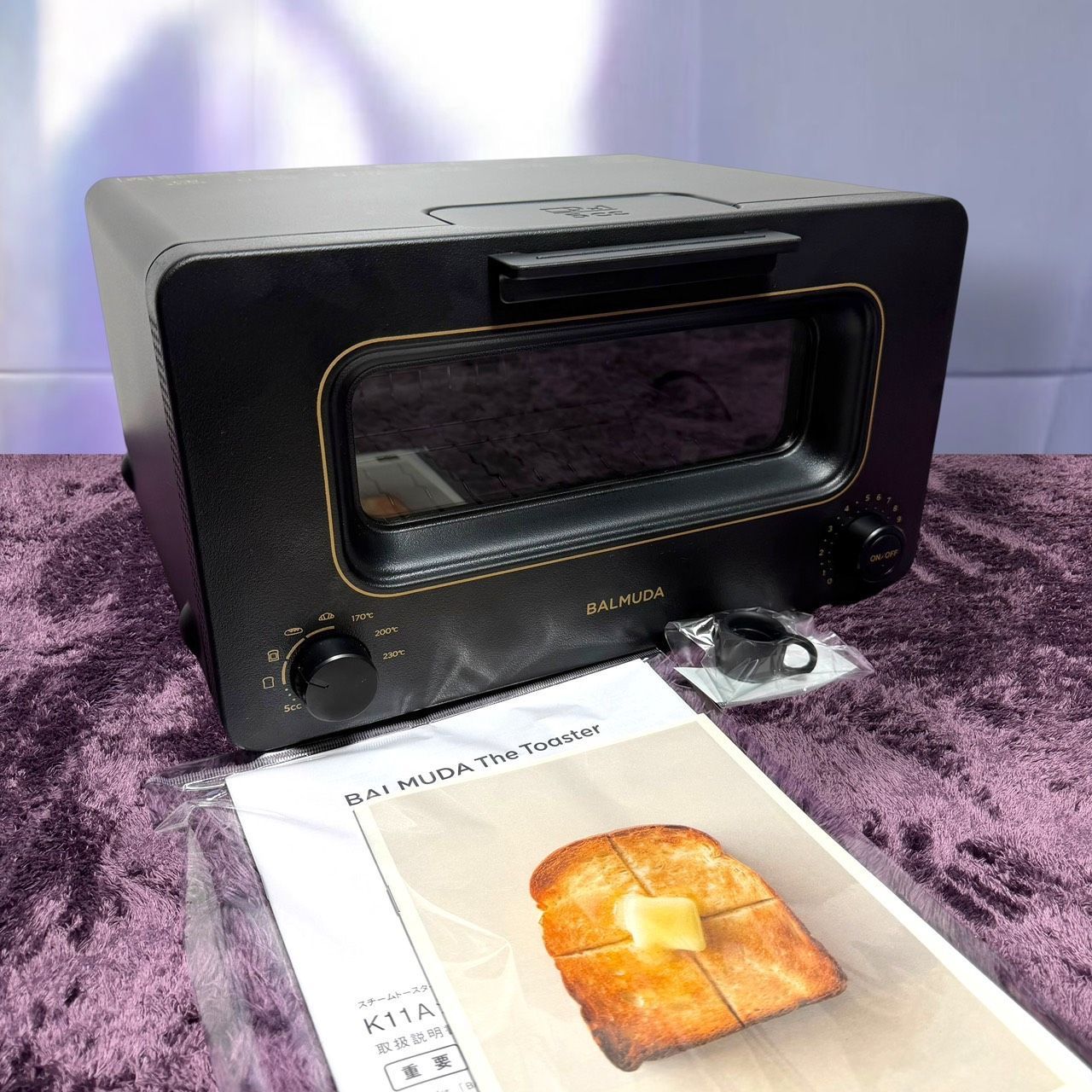 ☆動作品 送料無料 美品 BALMUDA The Toaster K11A BK ブラック 公式
