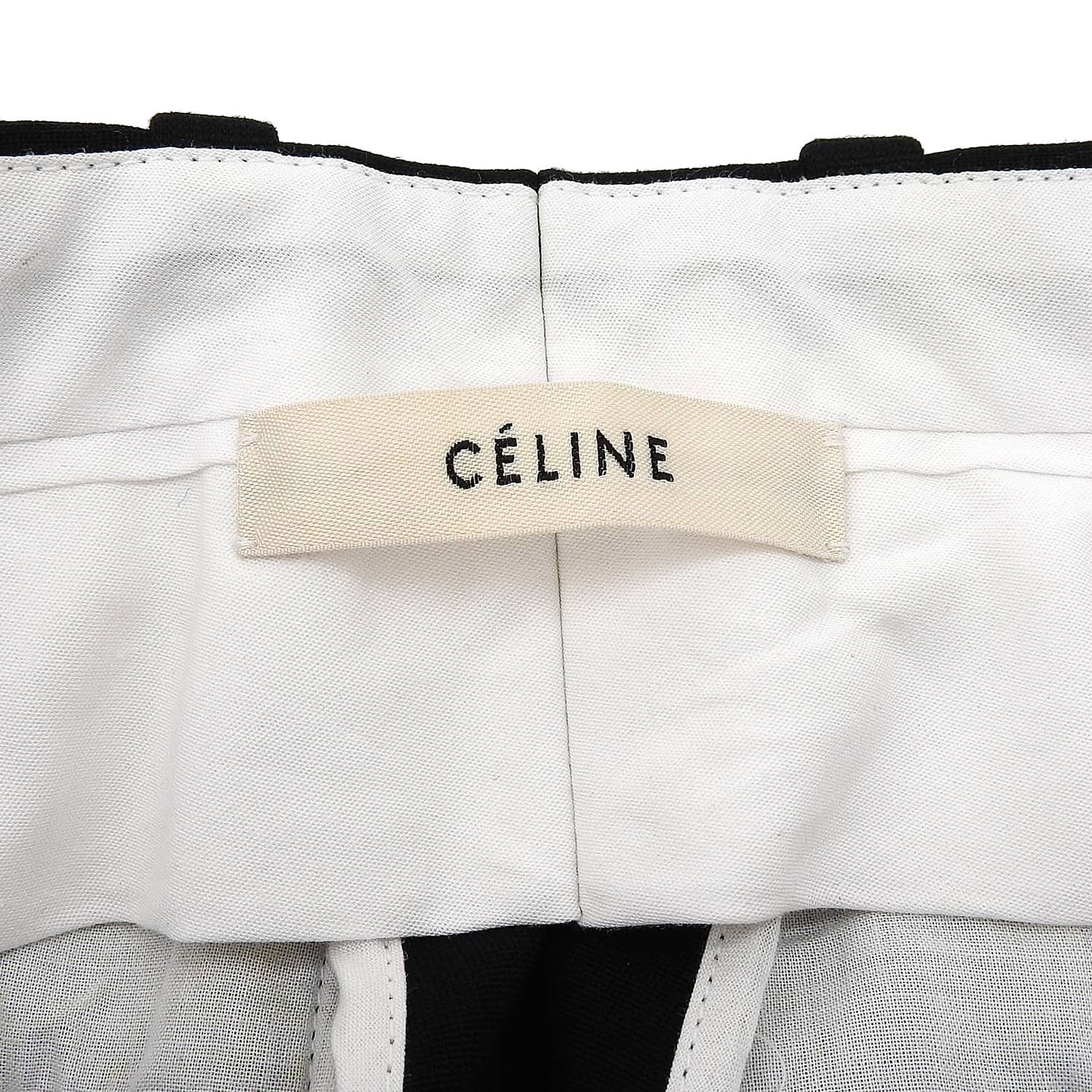美品 セリーヌ CELINE フィービー期 パンツ クロップド ストレッチ