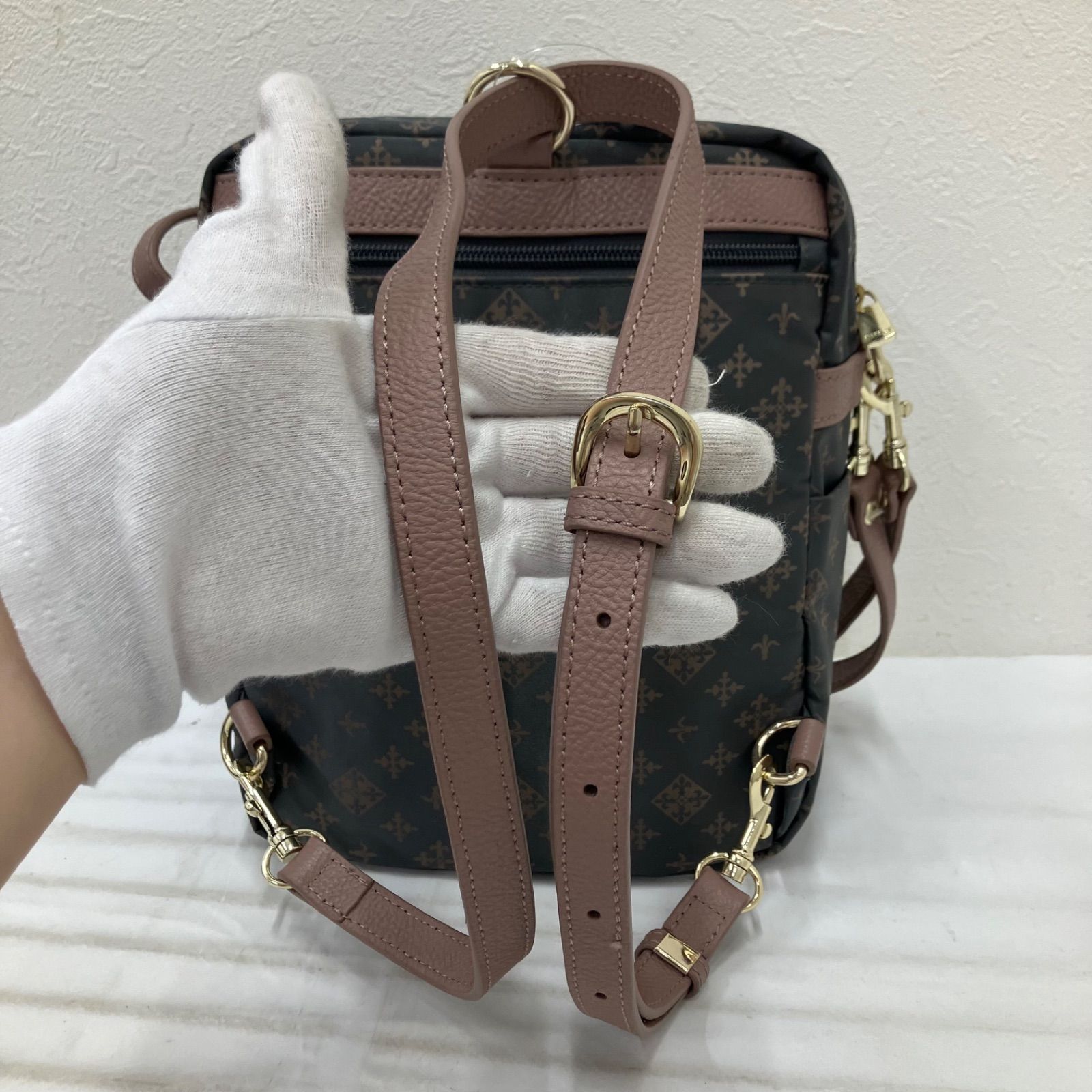 5655 russet ラシット 2way ショルダーバッグ リュックサック グレー 