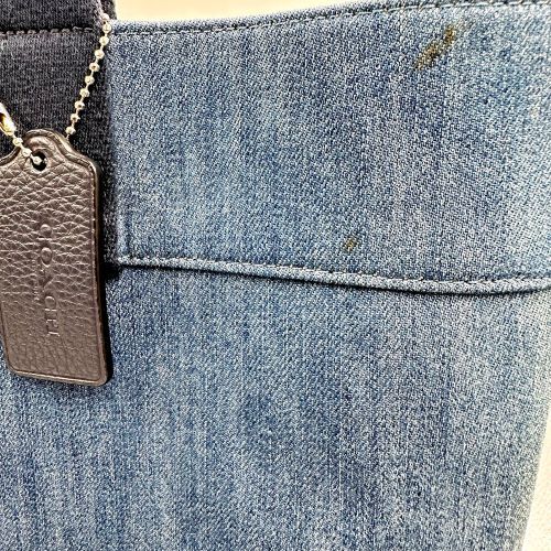 COACH コーチ デニム ロゴトート アクトワン F67415 ブルー - メルカリ