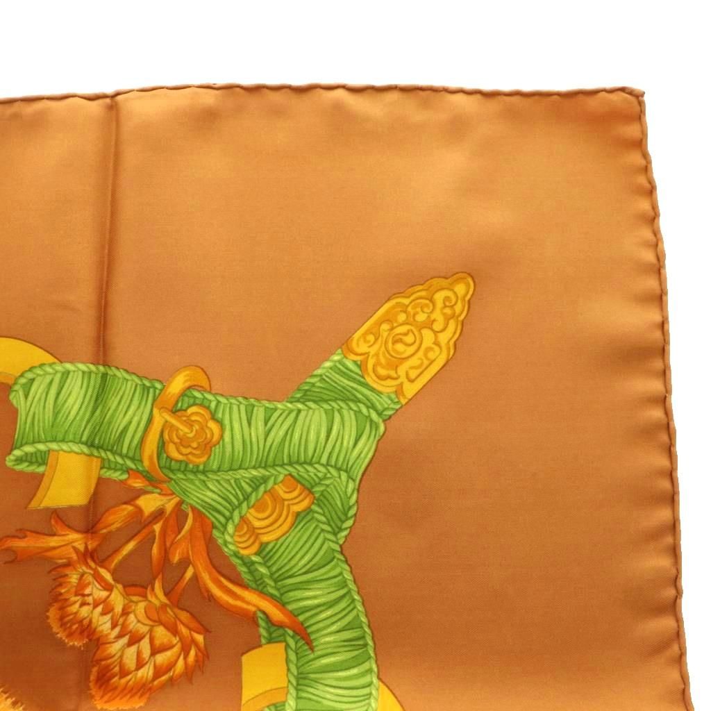 エルメス HERMES カレ90 スカーフ レジーナ REGINA 女王陛下 花柄
