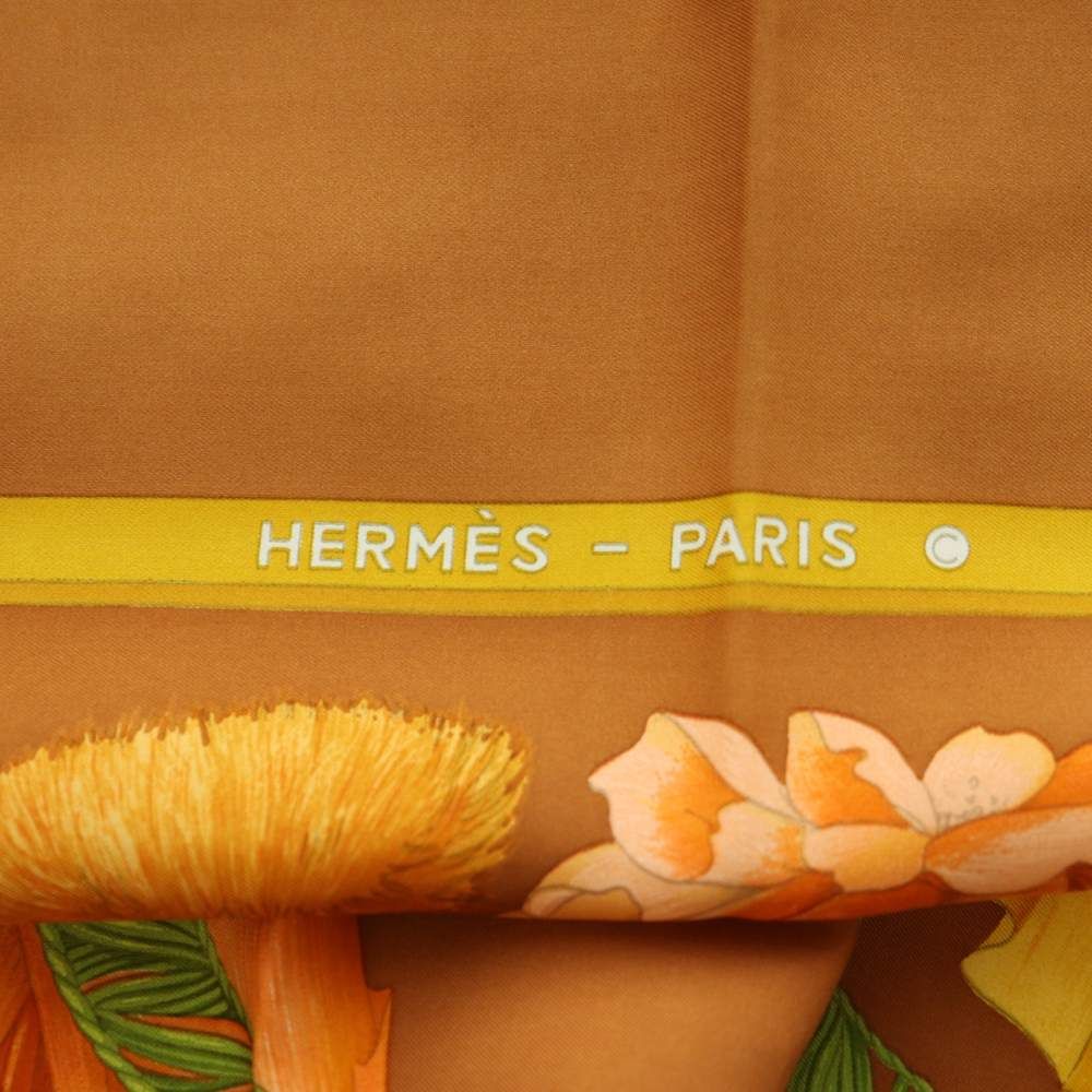 エルメス HERMES カレ90 スカーフ レジーナ REGINA 女王陛下 花柄