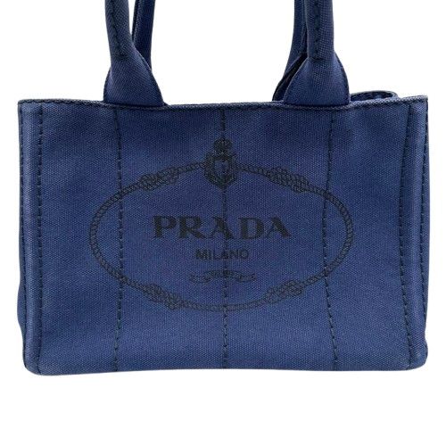 PRADA プラダ カナパ ハンドバッグ 1BG439 ブルー - メルカリ