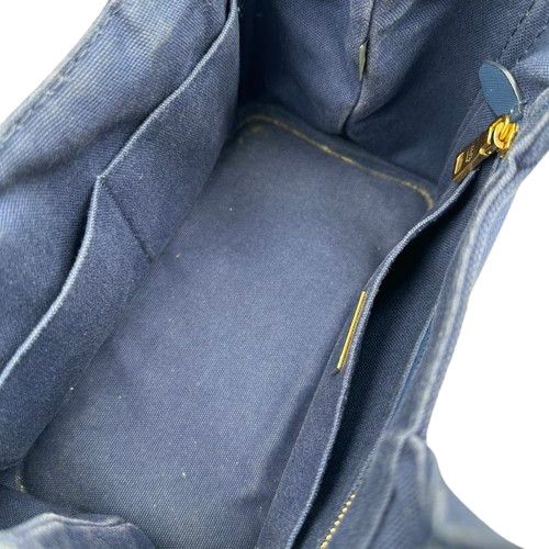 PRADA プラダ カナパ ハンドバッグ 1BG439 ブルー - メルカリ