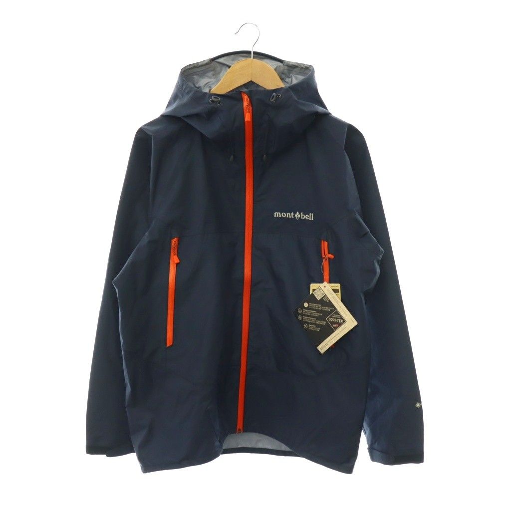 モンベル Montbell レイントレッカージャケット ジップアップ GORE-TEX 1128729 M ネイビー /HK ■GY12