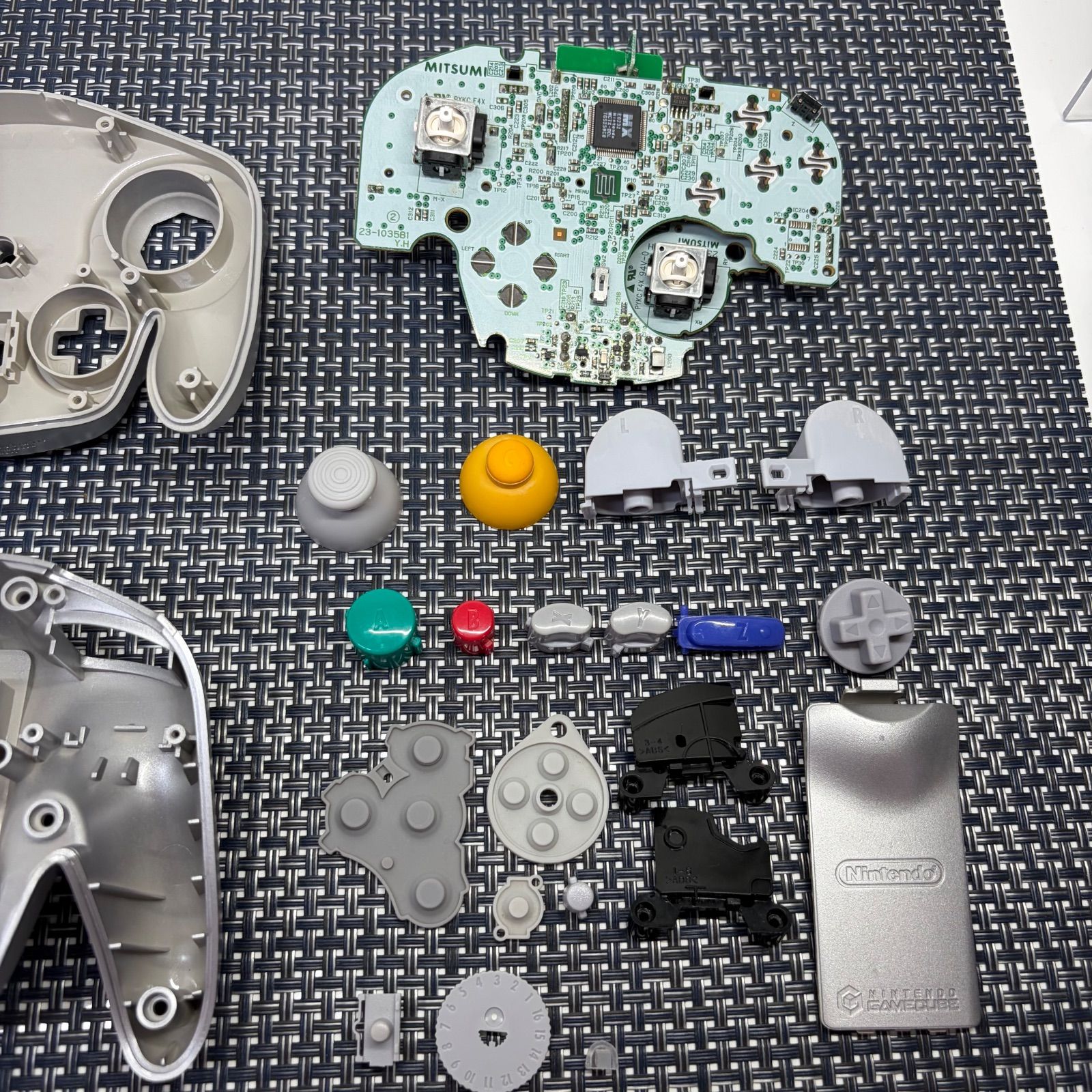 ゲームキューブ ワイヤレスコントローラウェーブバード 箱 説明書 フルメンテナンス】GC ゲームキューブコントローラー ウェーブバード