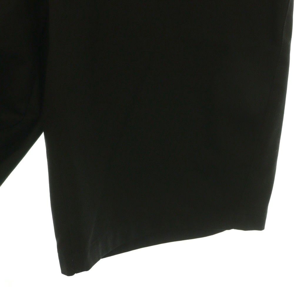 Curensology 26SS エッグハーフパンツ ジッパーフライ ブラック カレンソロジー Curensology 26SS エッグハーフパンツ ジッパーフライ