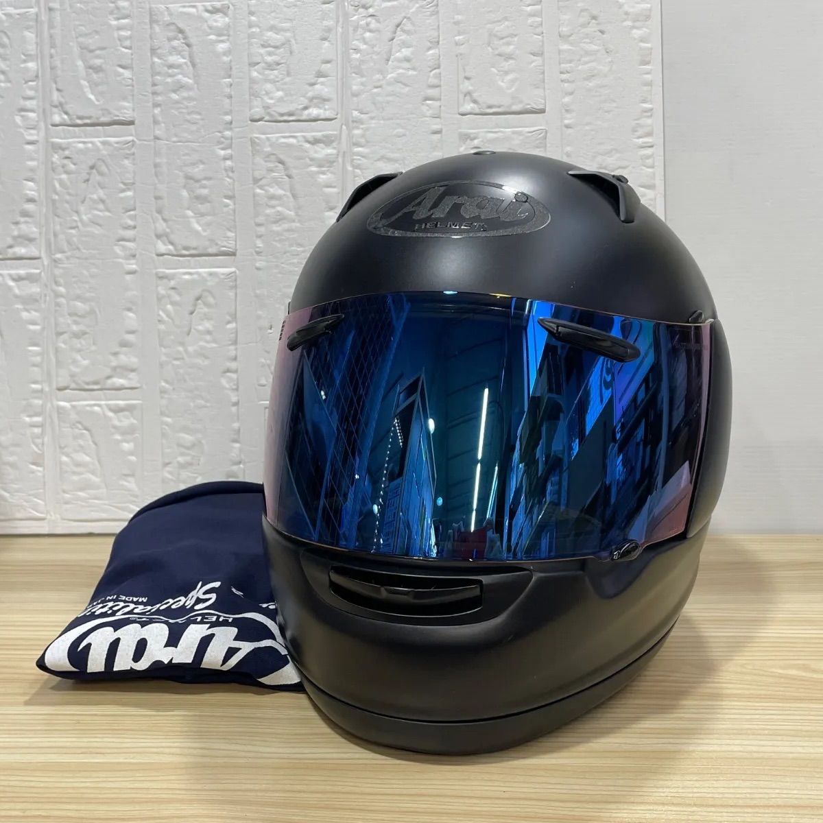 Arai アストロ IQ スタウト 57. 58 cm ARAI ASTRO-IQ バイクヘルメット フルフェイス 57-58cm Mサイズ 黒