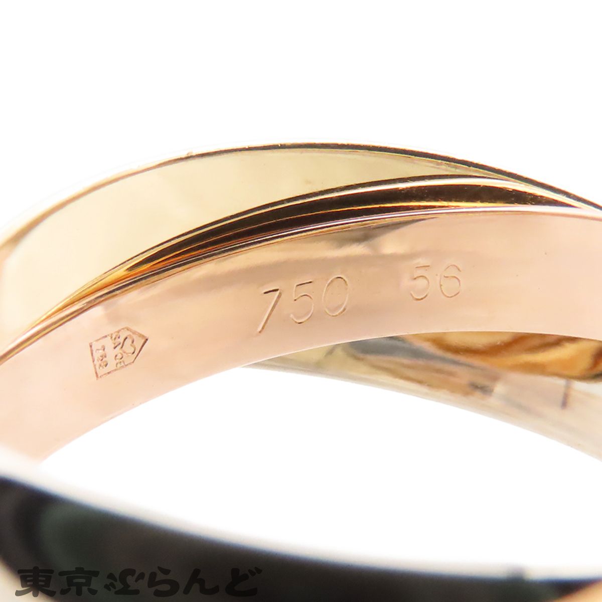 カルティエ CARTIER トリニティ スリーカラーゴールド K18YG K18PG