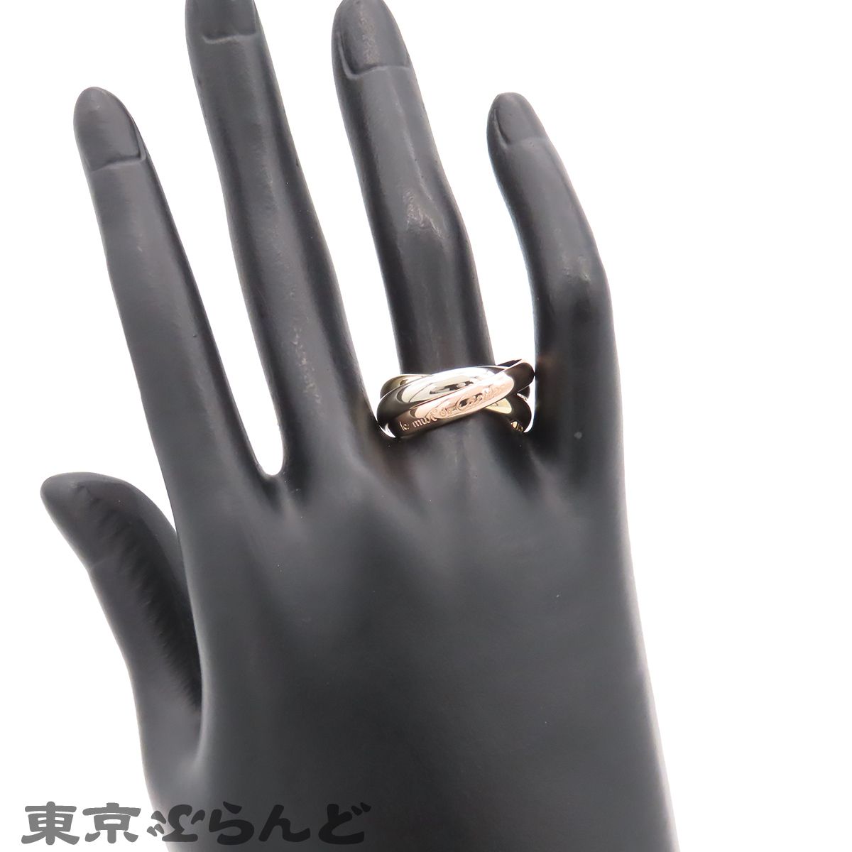 カルティエ CARTIER トリニティ スリーカラーゴールド K18YG K18PG