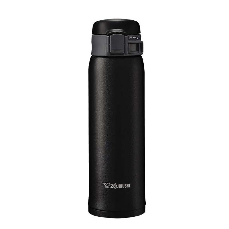 【新品】 象印マホービン(ZOJIRUSHI) 水筒 ステンレス マグ ボトル 直飲み 軽量 保冷 保温 ワンタッチ オープン タイプ 480ml マット ブラック SM-SE48-BZ 1