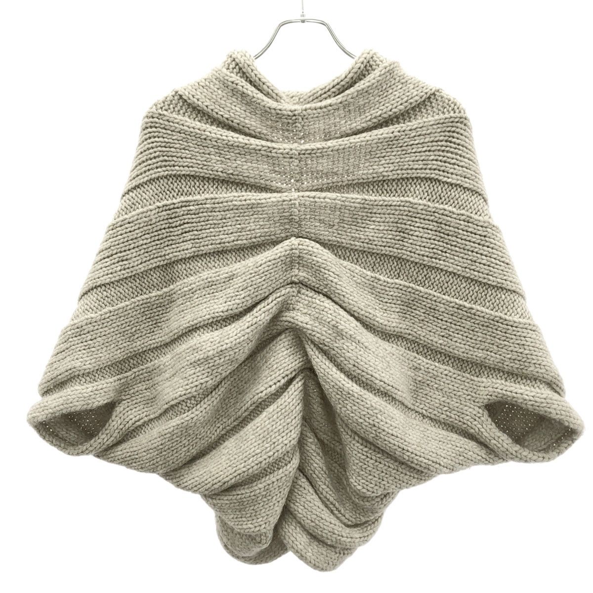 OLD LANVIN ランバン ヴィンテージ ニット ジャケット スエードレザー LANVIN ランバン 2009AW ショートニットジャケット ベージュ S - メルカリ