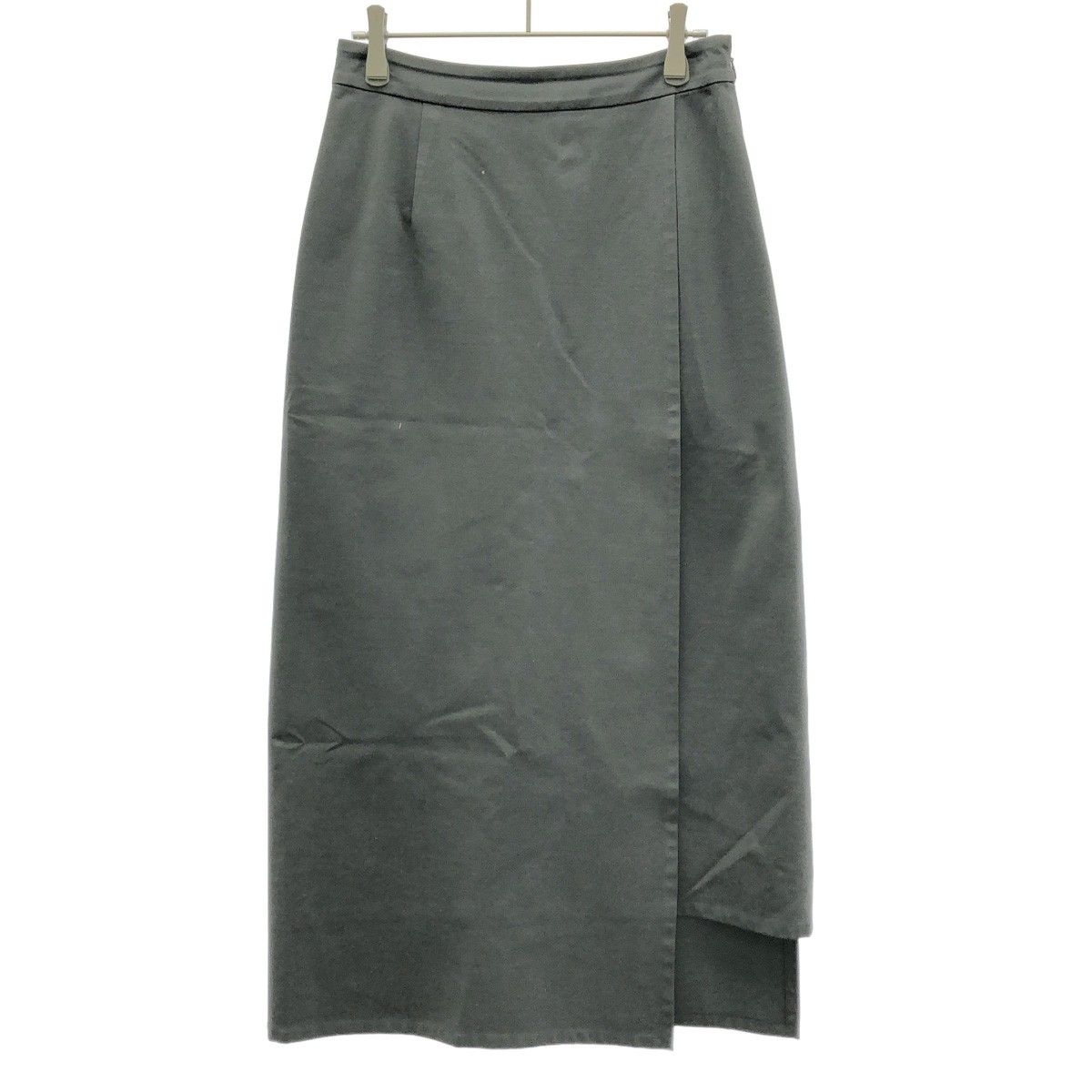 Graphpaper グラフペーパー 21AW Compact Ponte Wrap Skirt ラップスカート CL213-40035B グレー 0