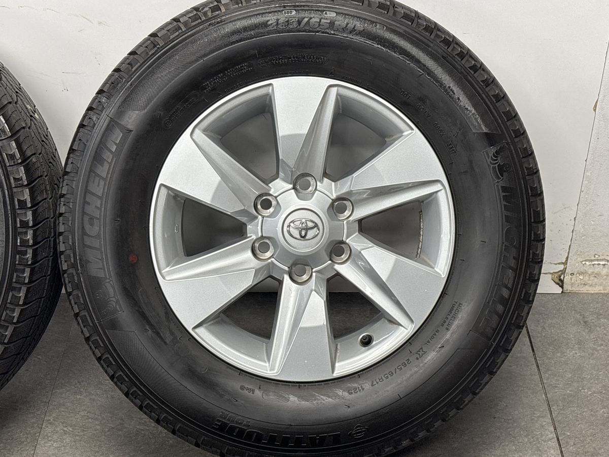 美品】トヨタ 150 ランドクルーザープラド 後期 純正 17in 7.5J +25