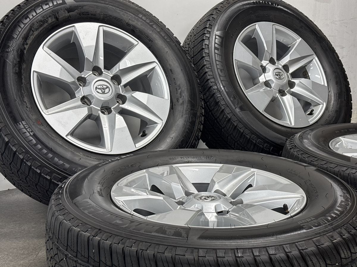 美品】トヨタ 150 ランドクルーザープラド 後期 純正 17in 7.5J +25