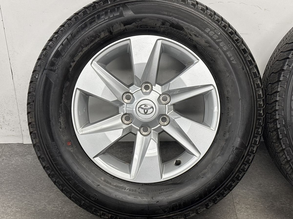 美品】トヨタ 150 ランドクルーザープラド 後期 純正 17in 7.5J +25