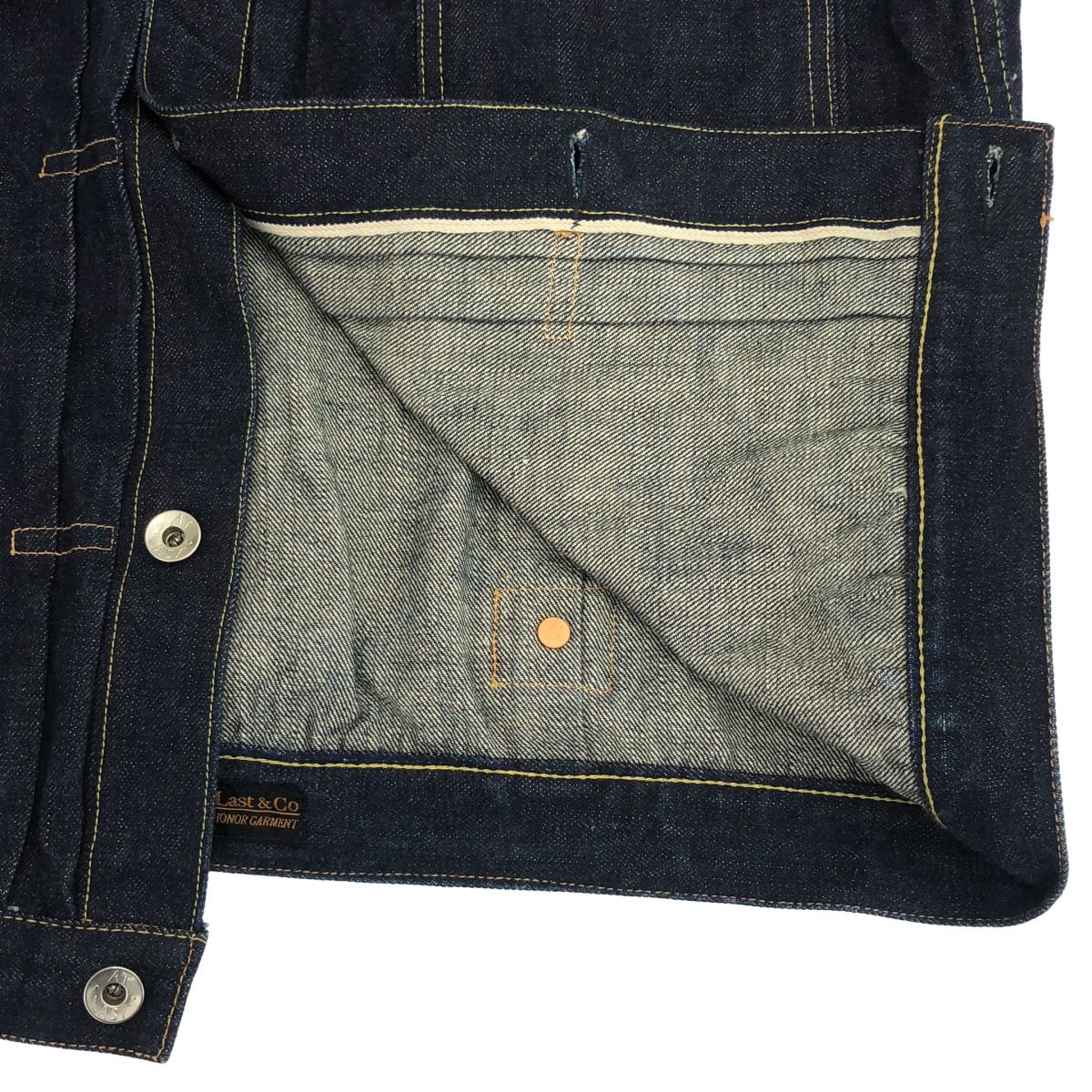 At Last & Co アットラスト LOT118 デニムジャケット ネイビー 38