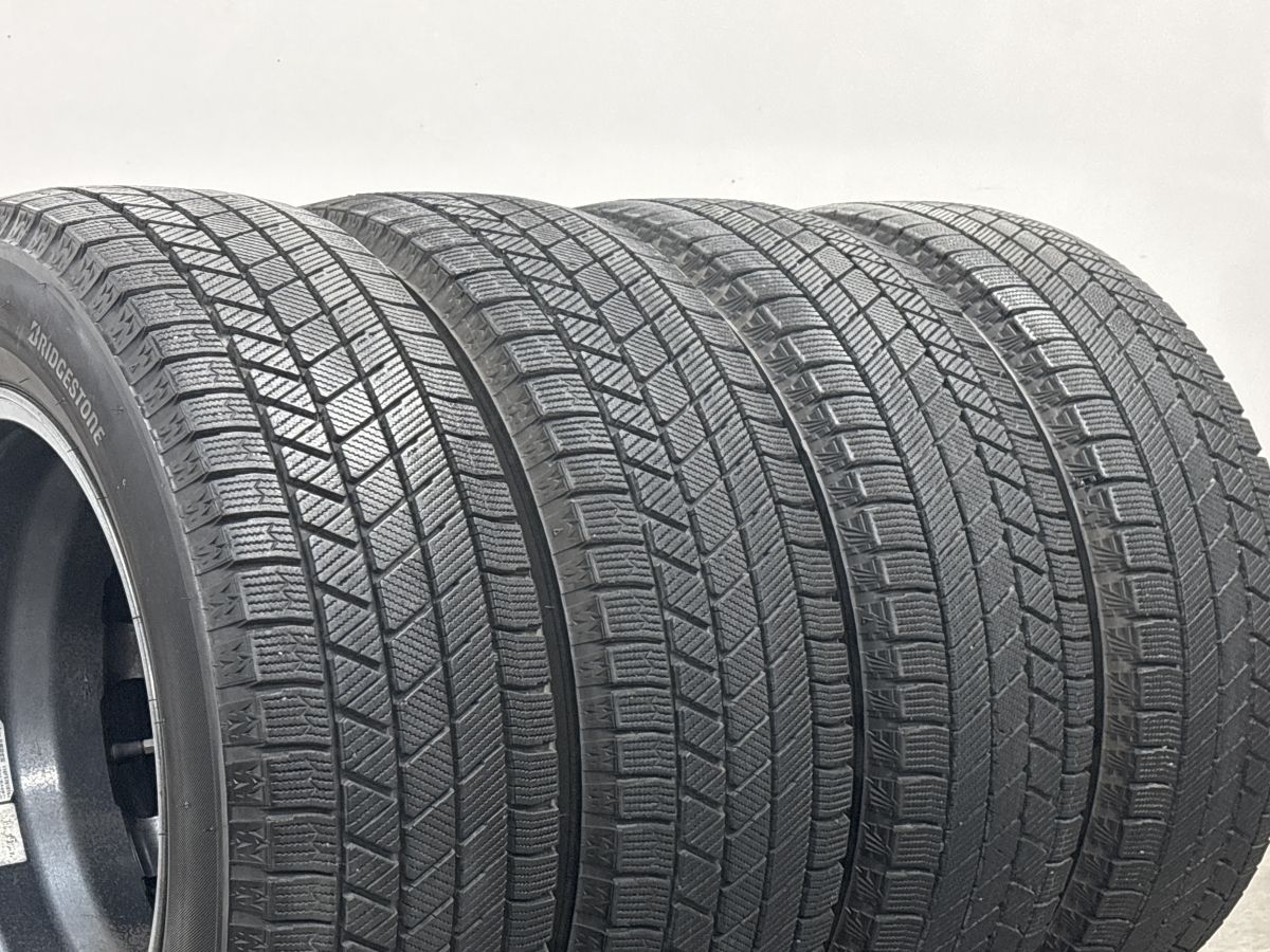 【バリ溝美品】SMACK 15in ブリヂストン ブリザック195/65R15 バリ溝 VRX3付】LEEBEN 15in 6J +43 PCD100 ブリヂストン ブリザック
