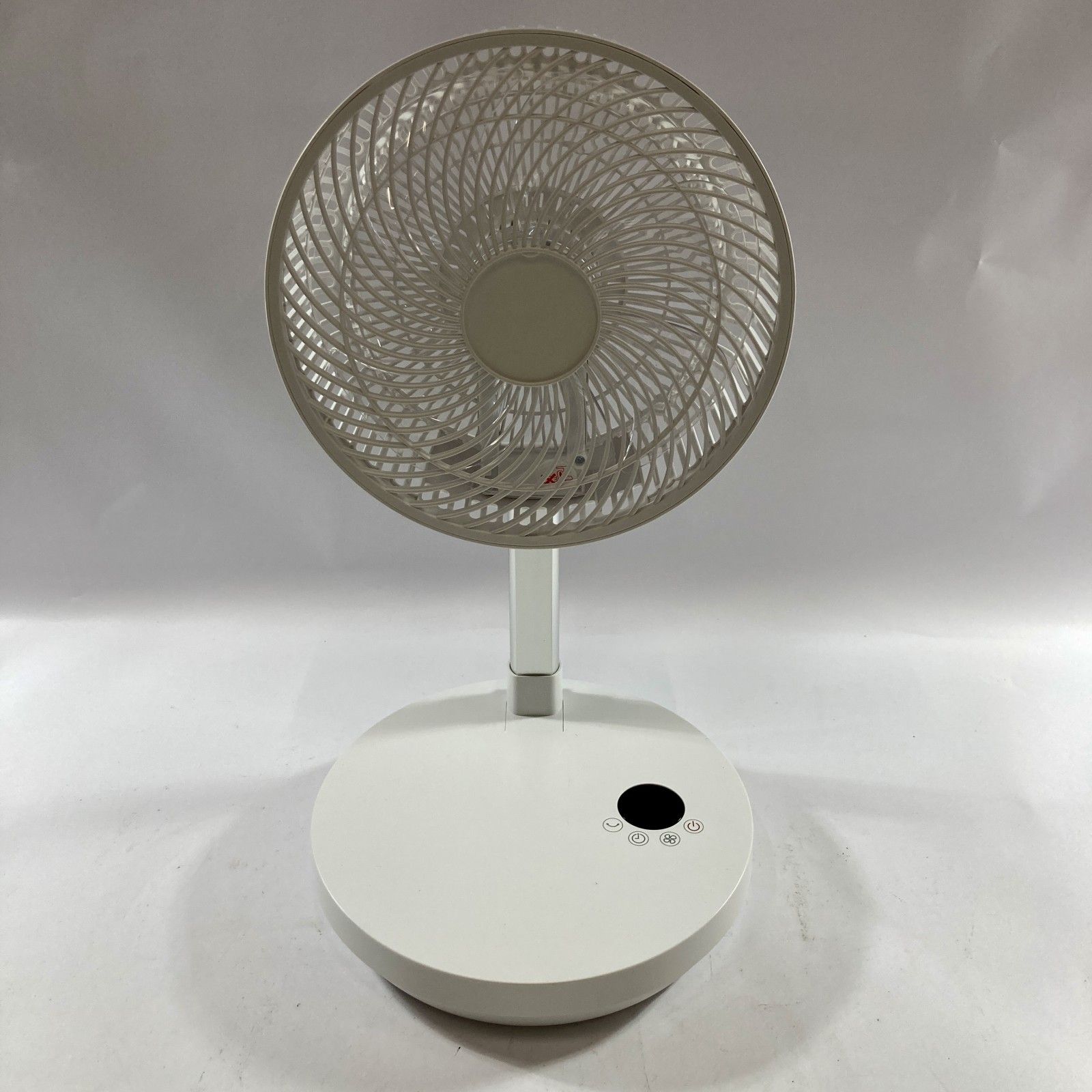☆ ニトリ 25cm DCタイプコードレスコンパクト収納扇風機 FD03NG WH 