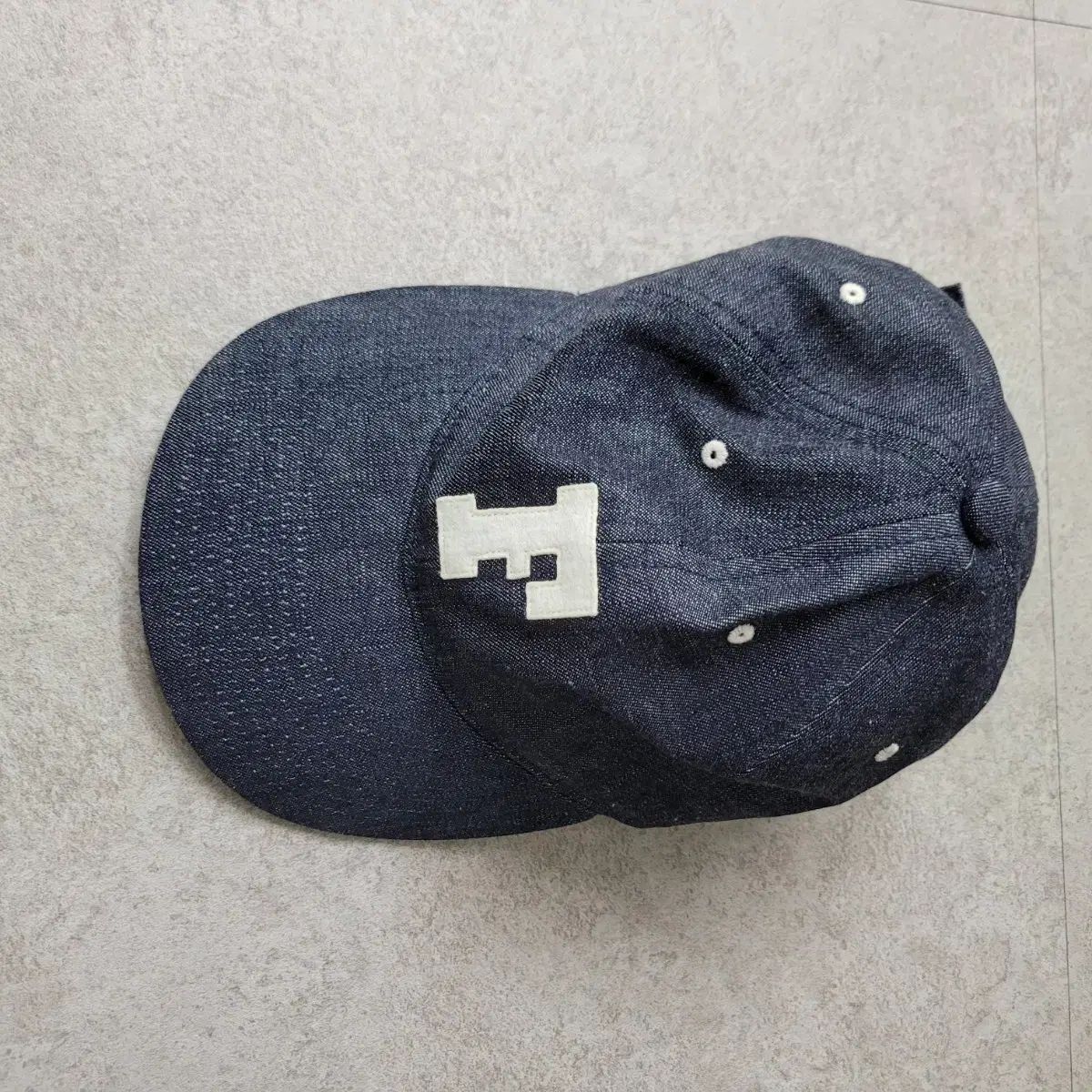 FULLCOUNT フルカウント F ロゴ デニム ベースボールキャップ