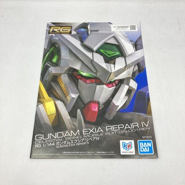 中古】ｶﾞﾝﾀﾞﾑ）バンダイ 1/144 RG ガンダムエクシア リペアIV 開封品