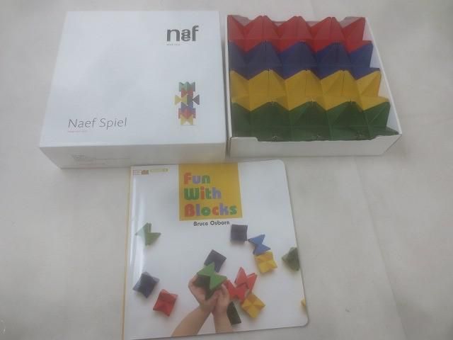 【美品】naef ネフスピール　Fun With Blocks 【写真追加】 ホビー ネフスピール Naef Spiel Fun With Blocks 木製 積み木 中古品