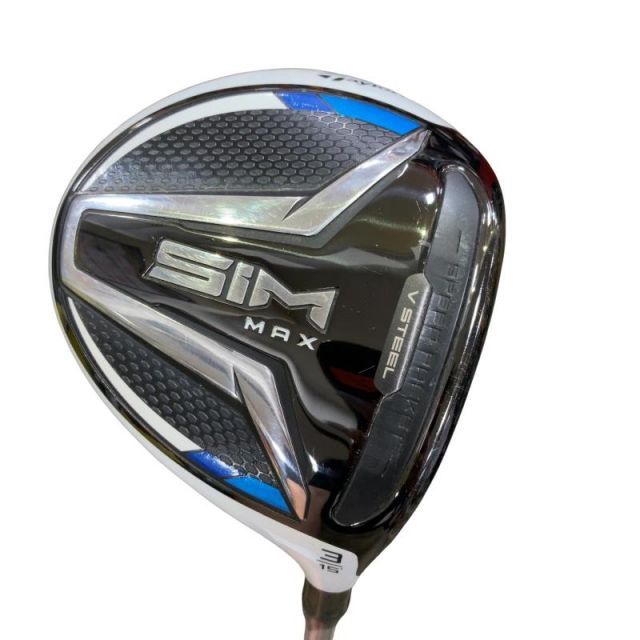 【中古】 テーラーメイド SIM MAX 3W フェアウェイウッド FW Speeder 661 EVOLUTION VI (フレックスS) メンズ 男性用 右利き 右用 Cランク ゴルフクラブ
