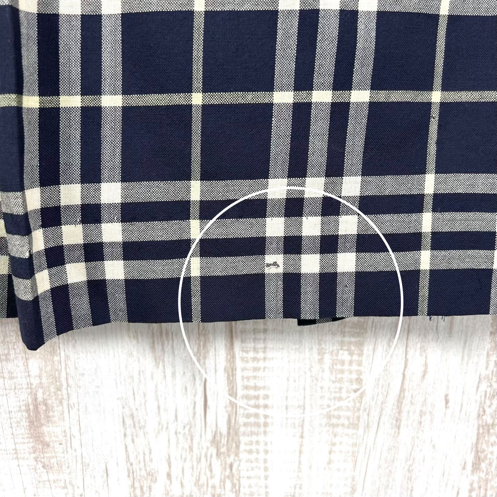 BURBERRY LONDON バーバリーロンドン ノバチェック ウール ベルト付き
