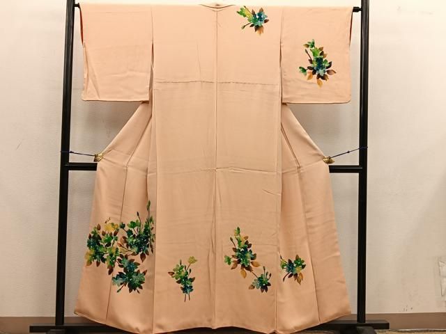 平和屋着物□訪問着 枝花文 ろうけつ染め 正絹 逸品 BAAX8249mz - メルカリ
