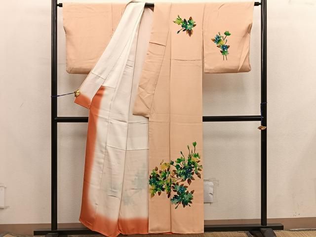 平和屋着物□訪問着 枝花文 ろうけつ染め 正絹 逸品 BAAX8249mz - メルカリ